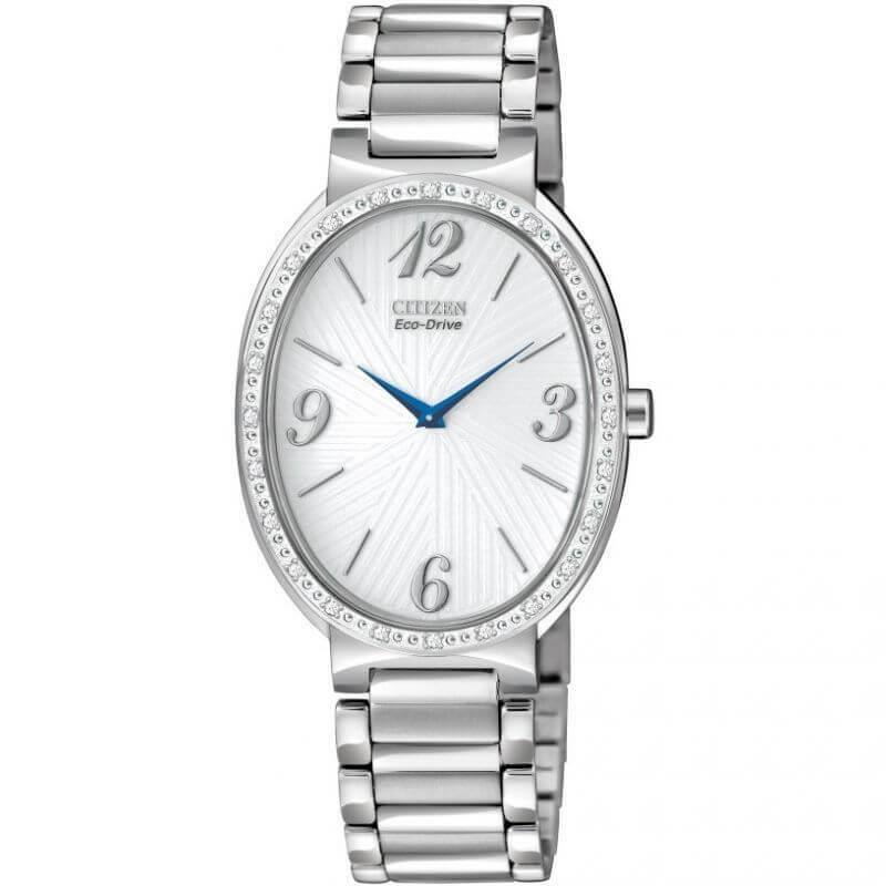 Citizen Allura EX1220-59A Ladies 27mm White Dial Watch