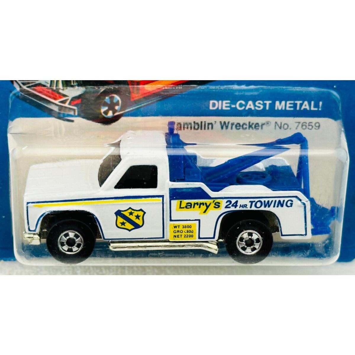 Hot Wheels Blackwall Ramblin Wrecker White 7659 in Blisterpack