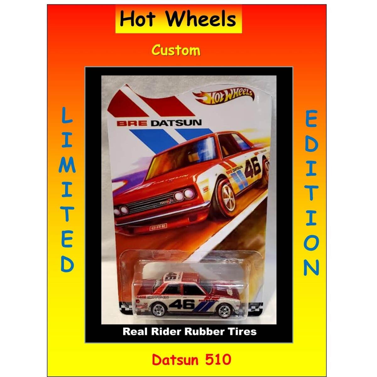 Hot Wheels Custom Bre Datsun 510 Bluebird Real Riders