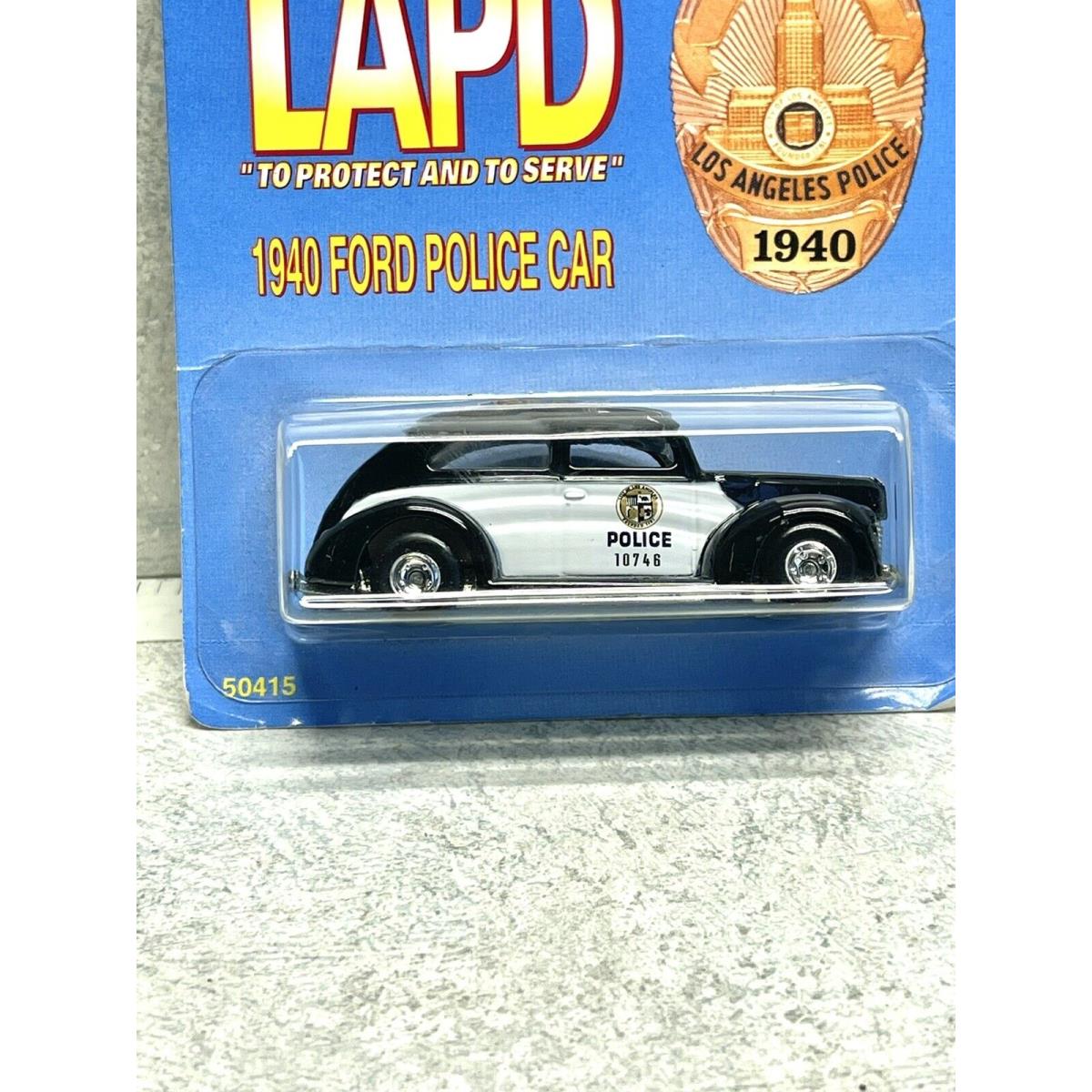 Bob Hope Lapd Hot Wheels 1940 Ford Police Car Special Edition 50415 Rare Find