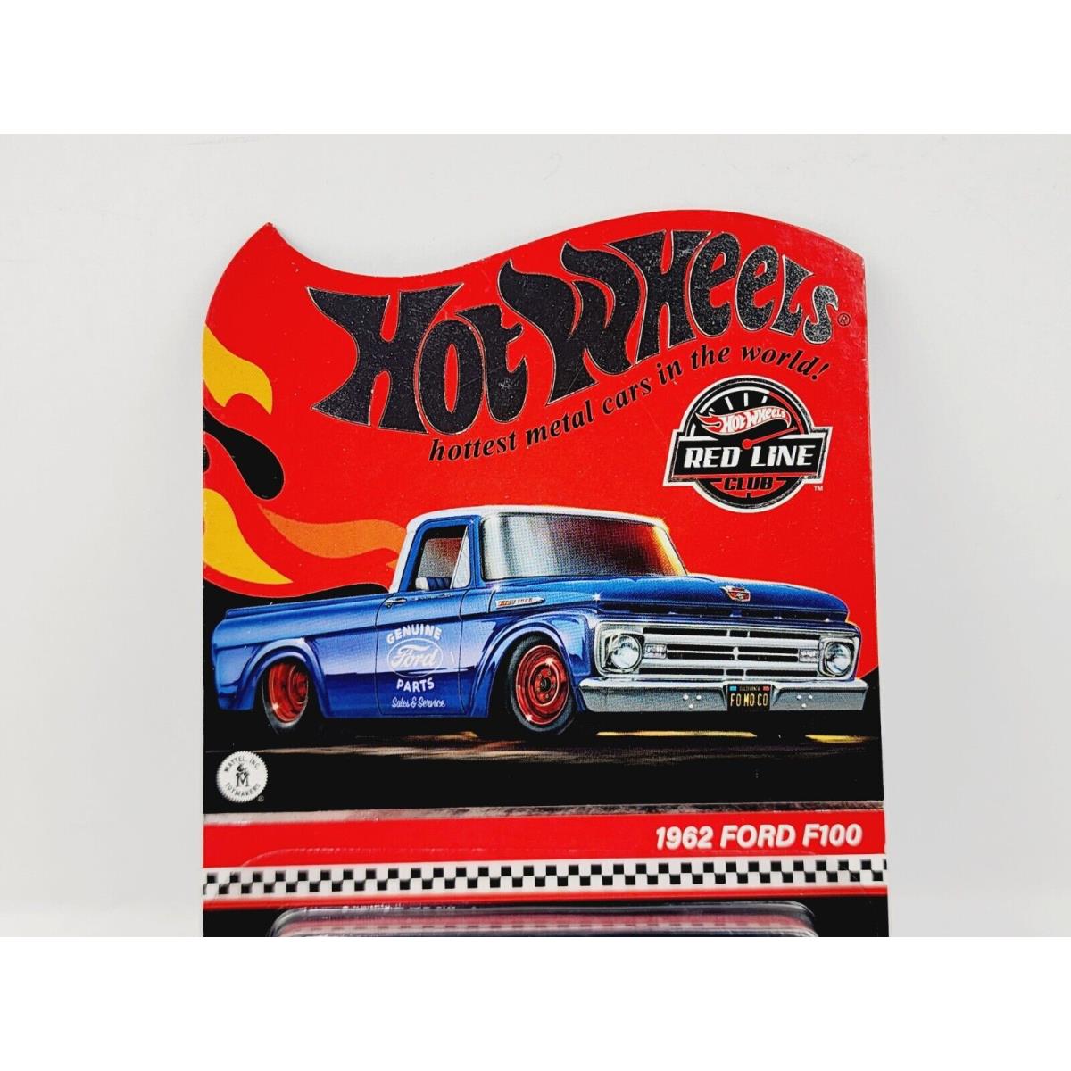 Hot Wheels Rlc 1962 Ford F100 22046 Very Nice JT395