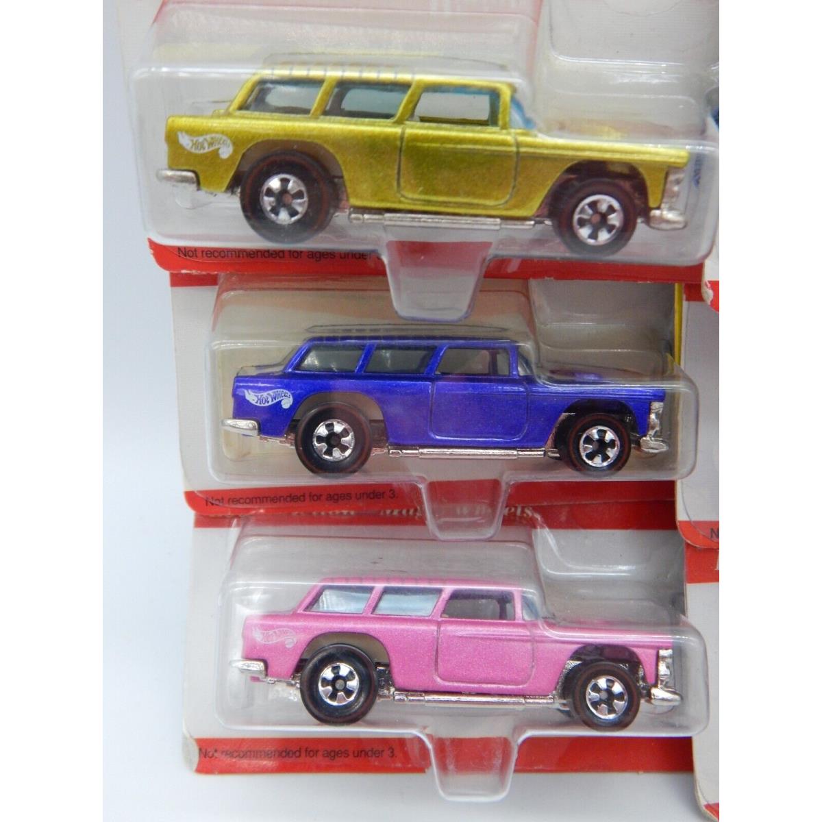 1:64TH Hot Wheels 25th Year Anniversary Vintage Pack OF 9 W/ Button- RTC2106