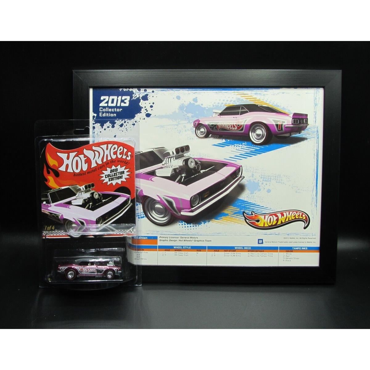 Hot Wheels 2013 Collector Edition Heavy Chevy Framed Mail-in E-sheet P37