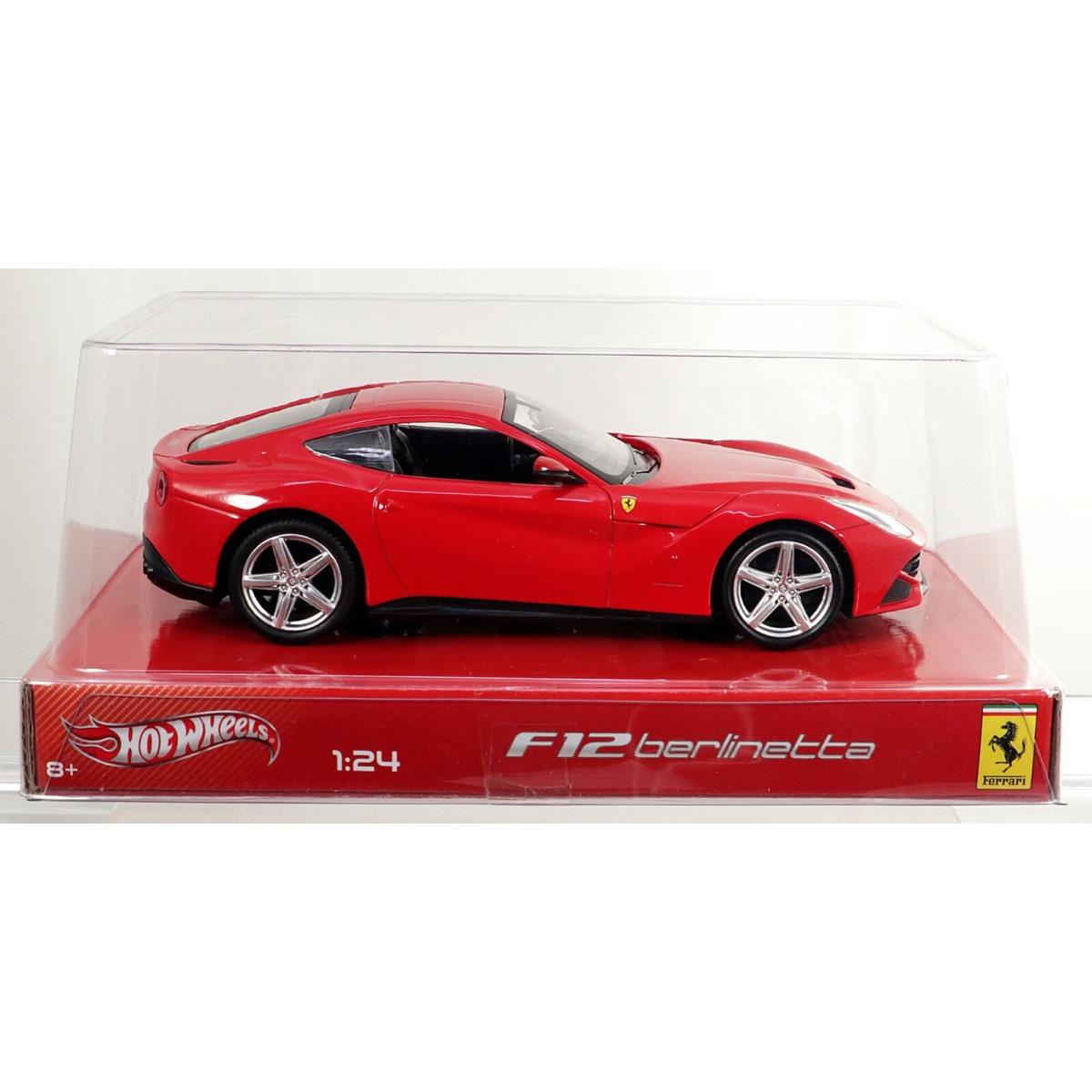 Hot Wheels Ferrari F12 Berlinetta BCK02 Never Removed From Box 2013 Red 1:24