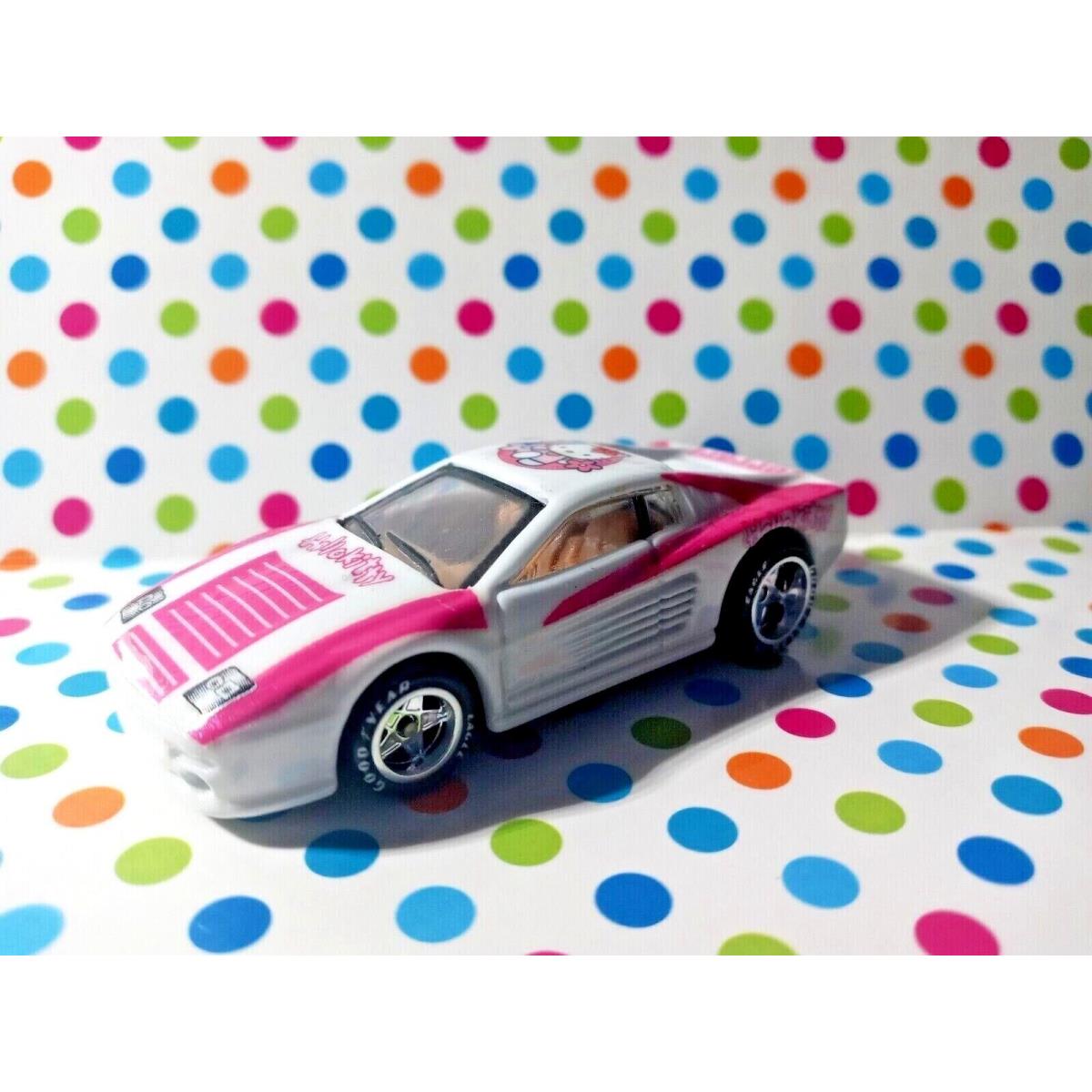 Hot Wheels Custom Made Hello Kitty Ferrari F512M Loose