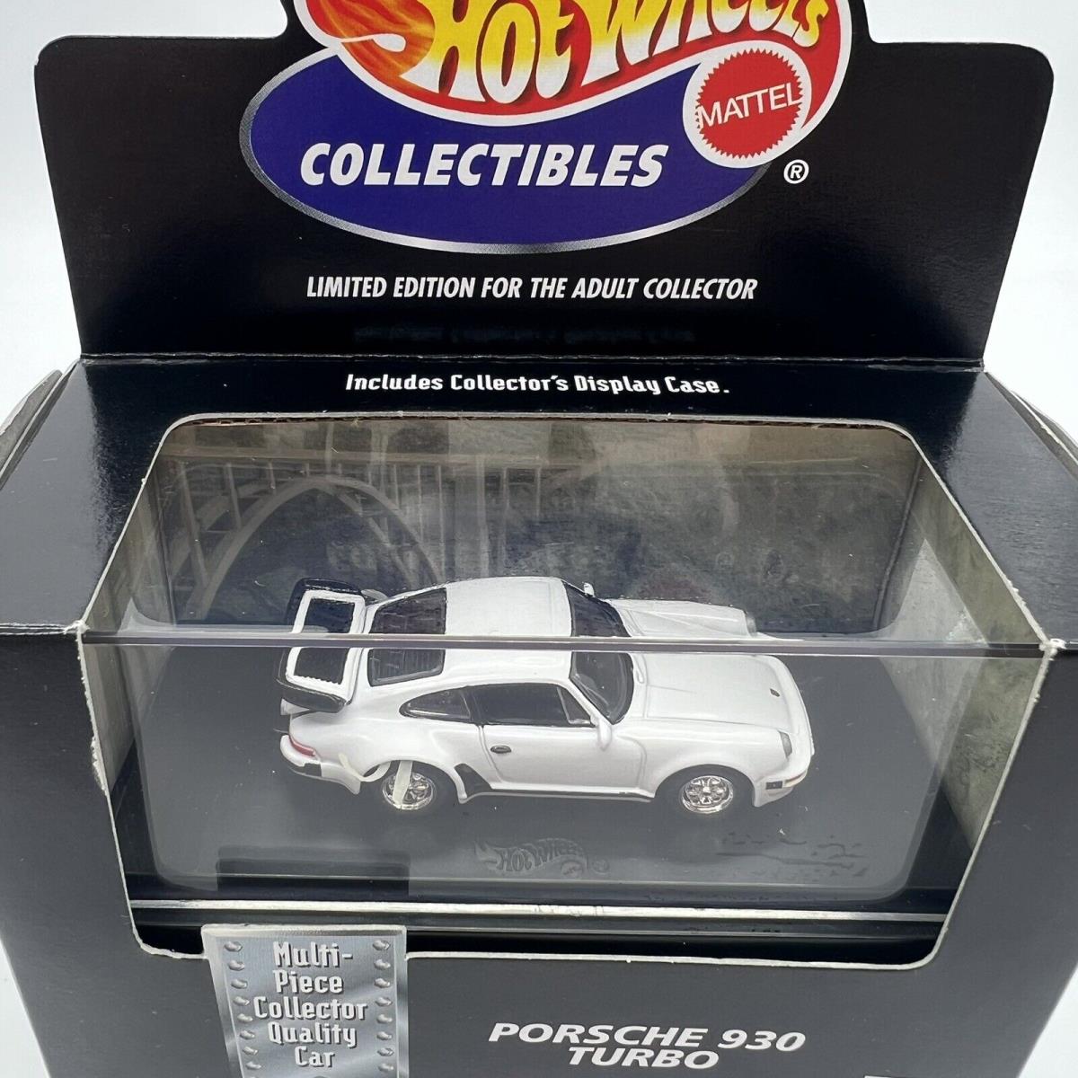 Hot Wheels Porsche 930 Turbo White Black Box Collectibles