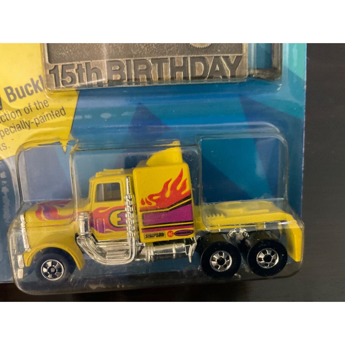 Hot Wheels Special 15th Birthday 3 Car Set with Belt Buckle Look