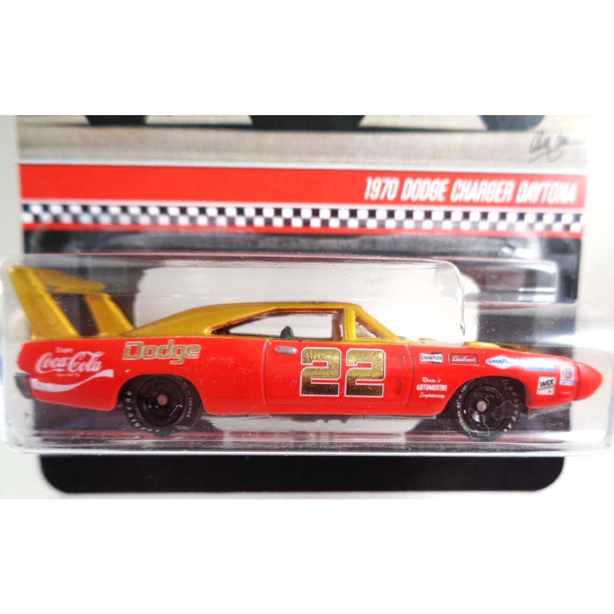 Hot Wheels Rlc Style Card Bobby Allison 1970 Dodge Charger Daytona `custom Made`