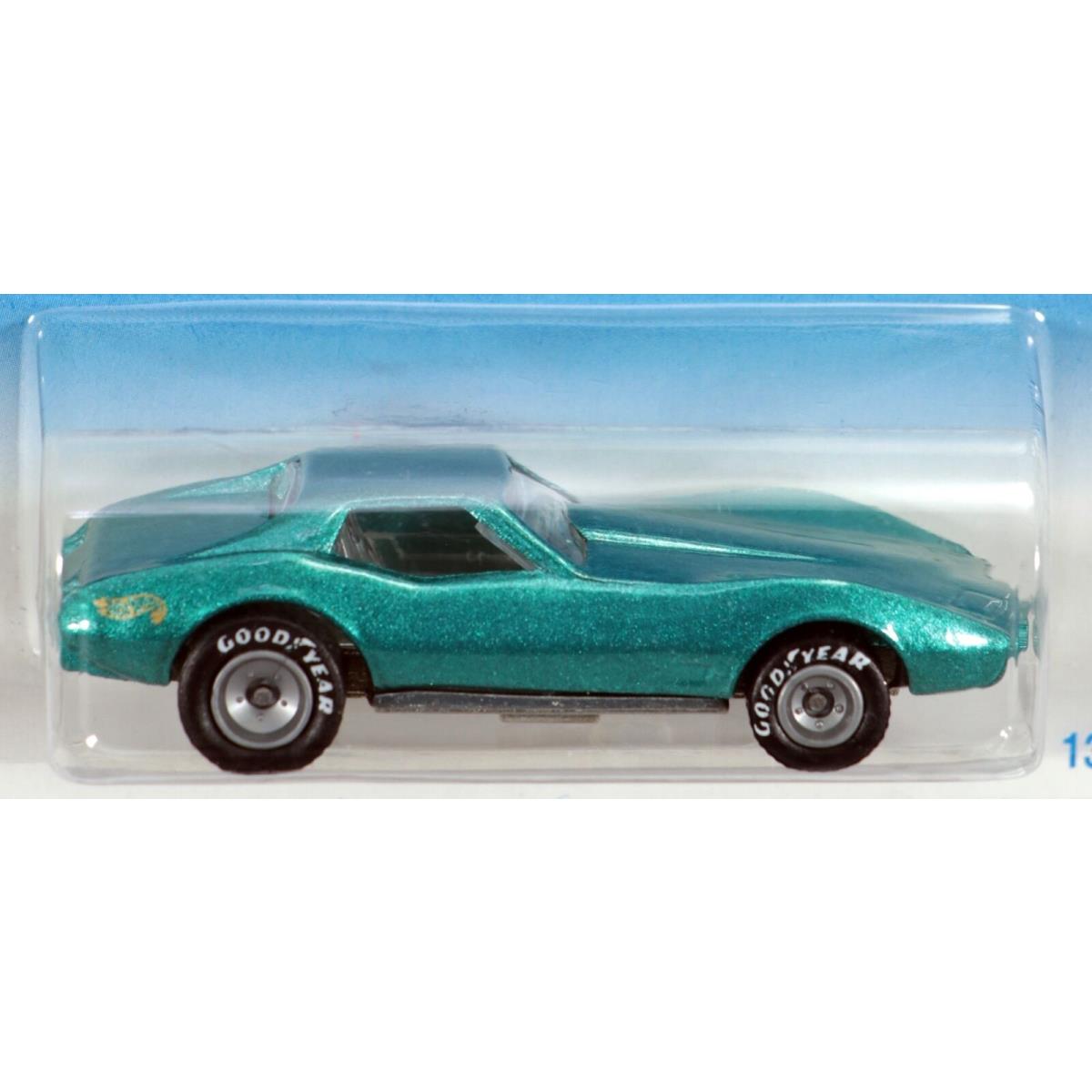 Hot Wheels Corvette Stingray Real Riders Series 13308 Nrfp 1994 Aqua 1:64