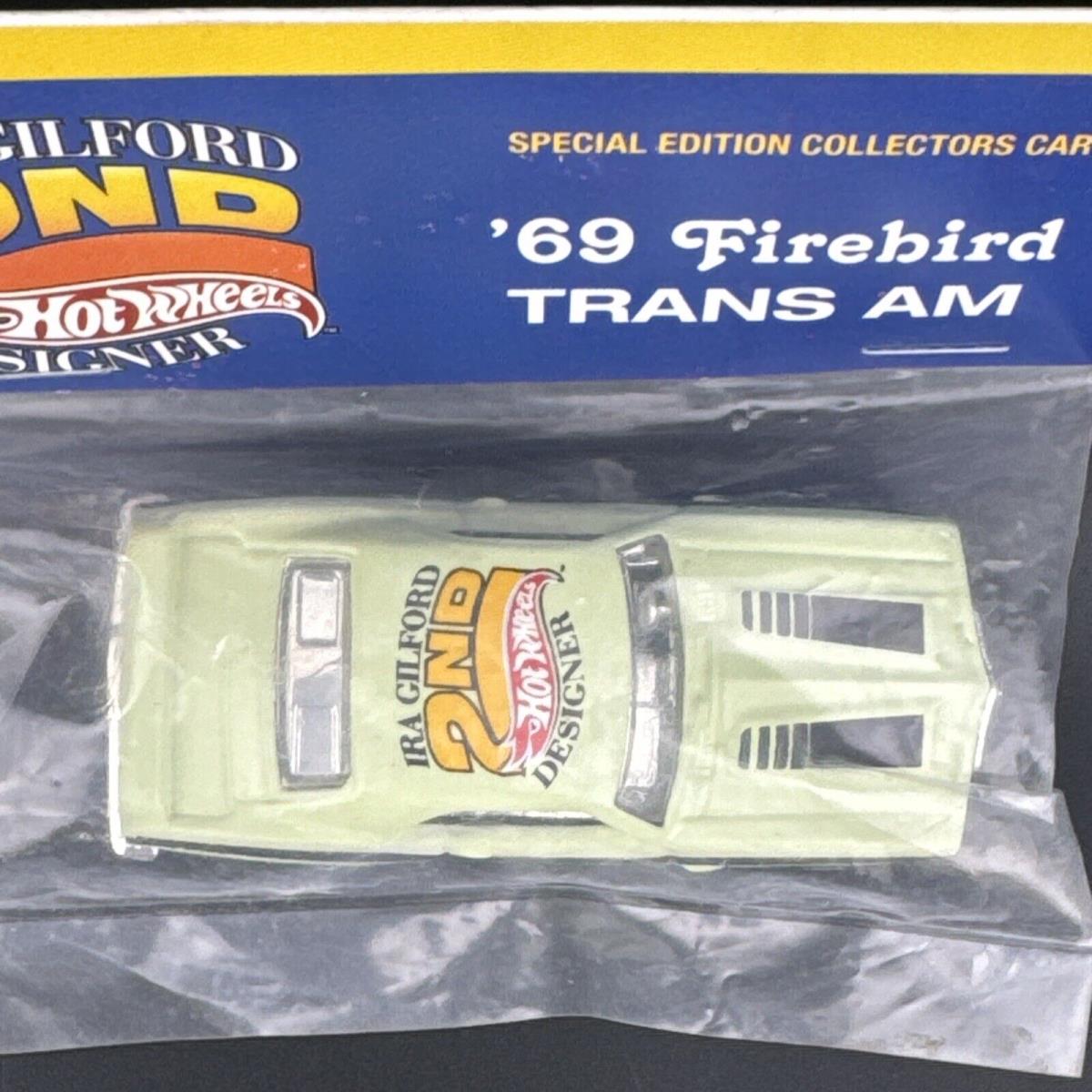 2006 Hot Wheels Green 69 Firebird Trans AM Ira Gilford Designer 20th Convention