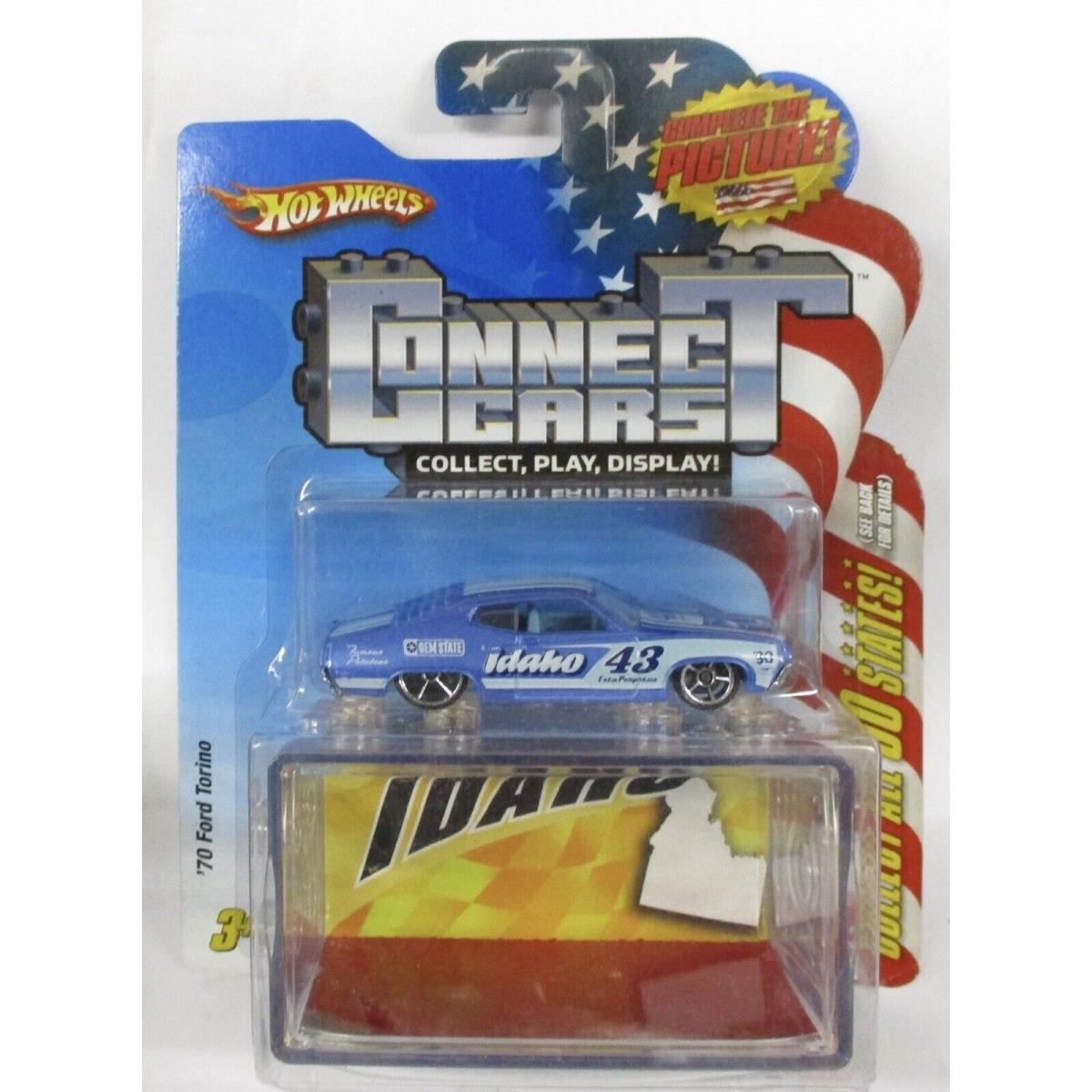 2008 Hot Wheels Connect Cars State OF Idaho 1970 Ford Torino