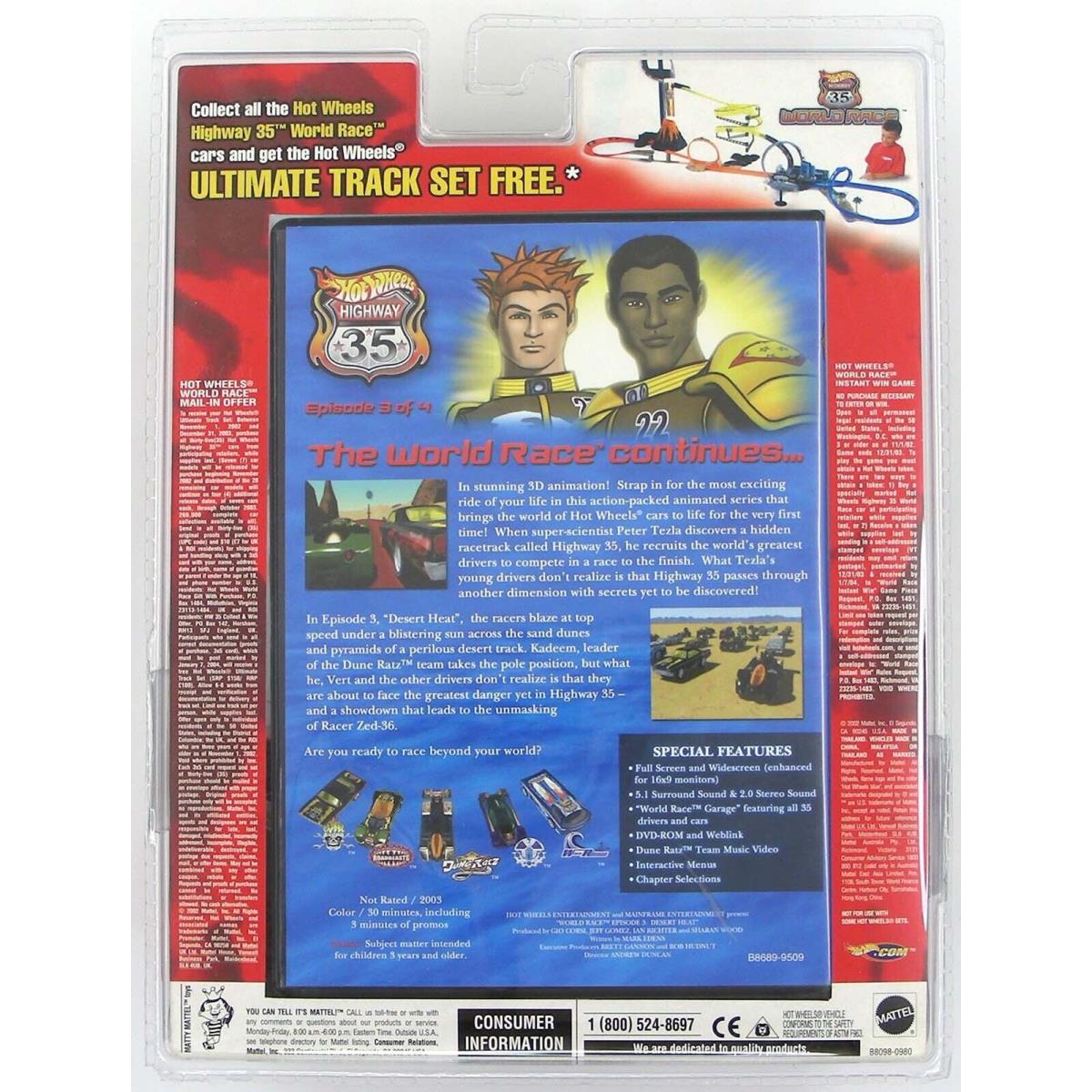 Highway 35 World Race Firebird Iroc `63 Corvette Dvd Pack Hot Wheels