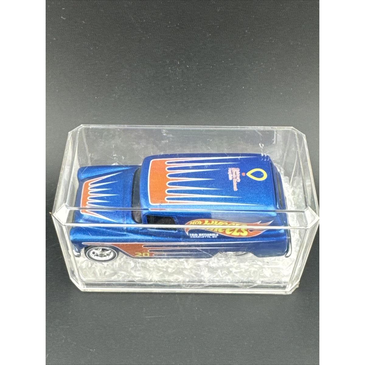 2020 Hot Wheels Blue 55 Chevy Panel 20th Nationals Charlotte Charity 247/700