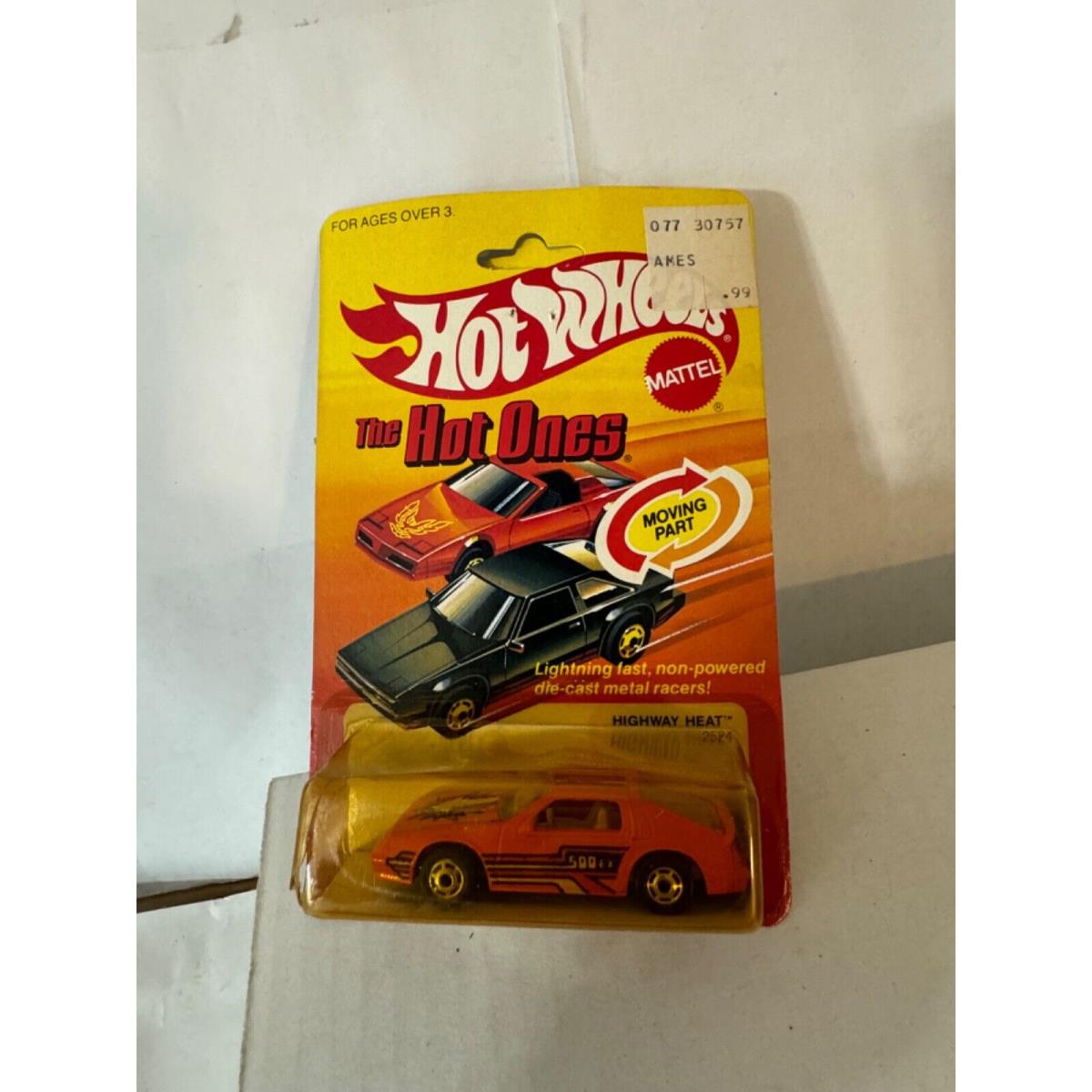 1982 Hot Wheel The Hot Ones Highway Heat 2524 Blister C4