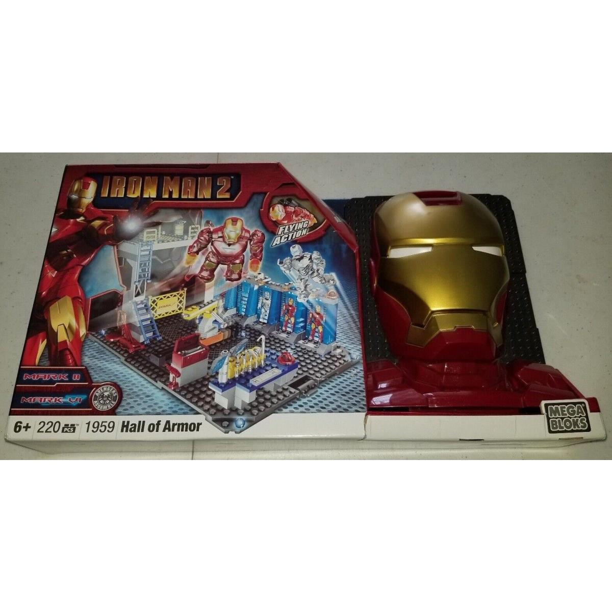 Mega Bloks Iron Man 2 1959 Hall of Armor Playset 220 Pcs