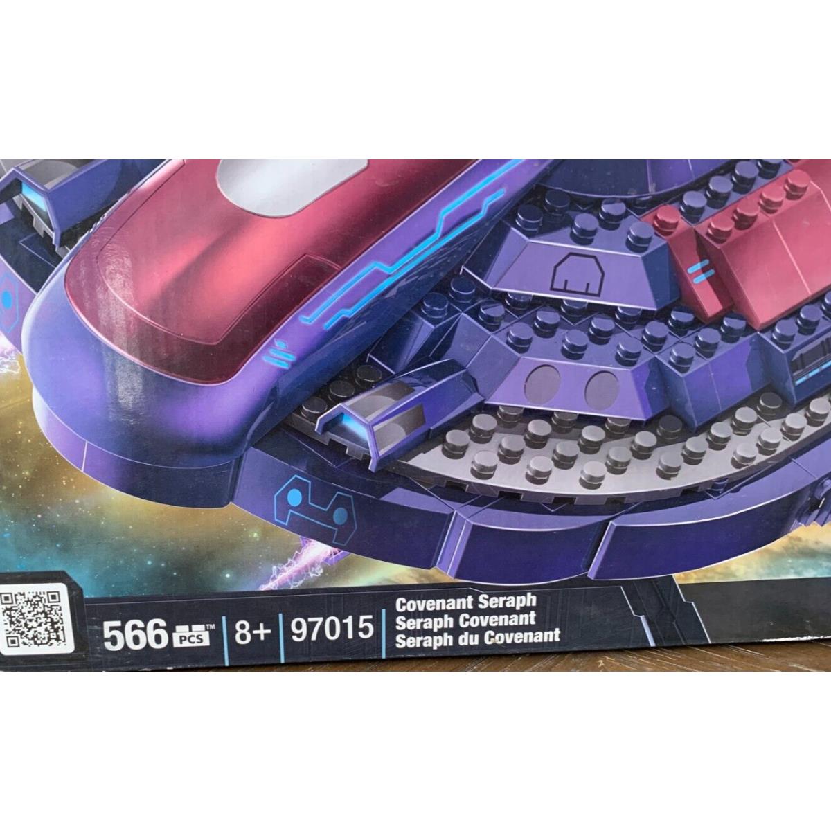 Very Rare Mega Bloks Halo 97015 Covenant Seraph Building Set