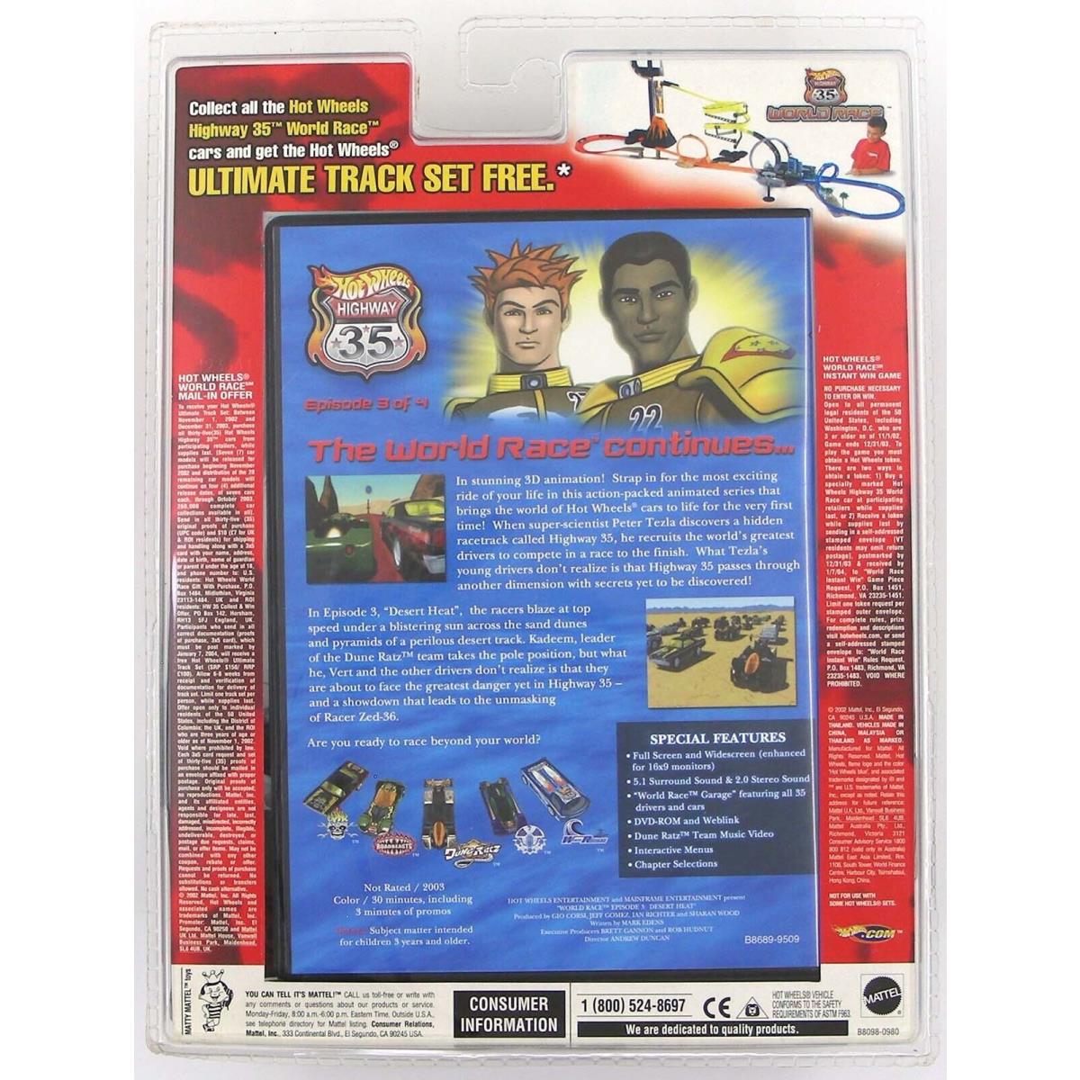 Hot Wheels Sling Shot & 24/Seven Highway 35 World Race Gold Sling Shot 24/Seven 8 11 Dvd Pack Hot Wheels