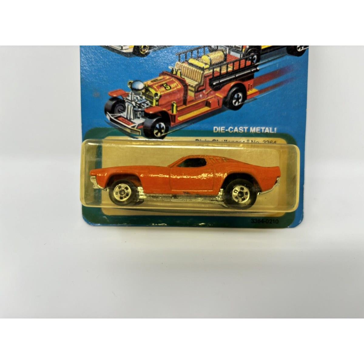 Hot Wheels 1982 No 3364 - Dixie Challenger No Flag - Unpunched Excellent Card