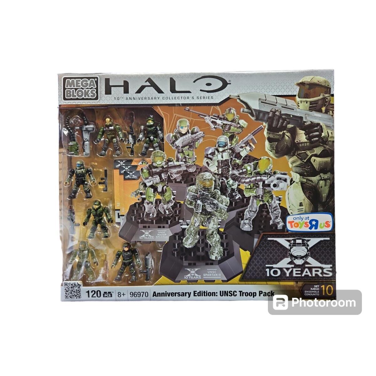 Halo Mega Bloks Unsc Troop Pack Set 96970 Anniversary Edition