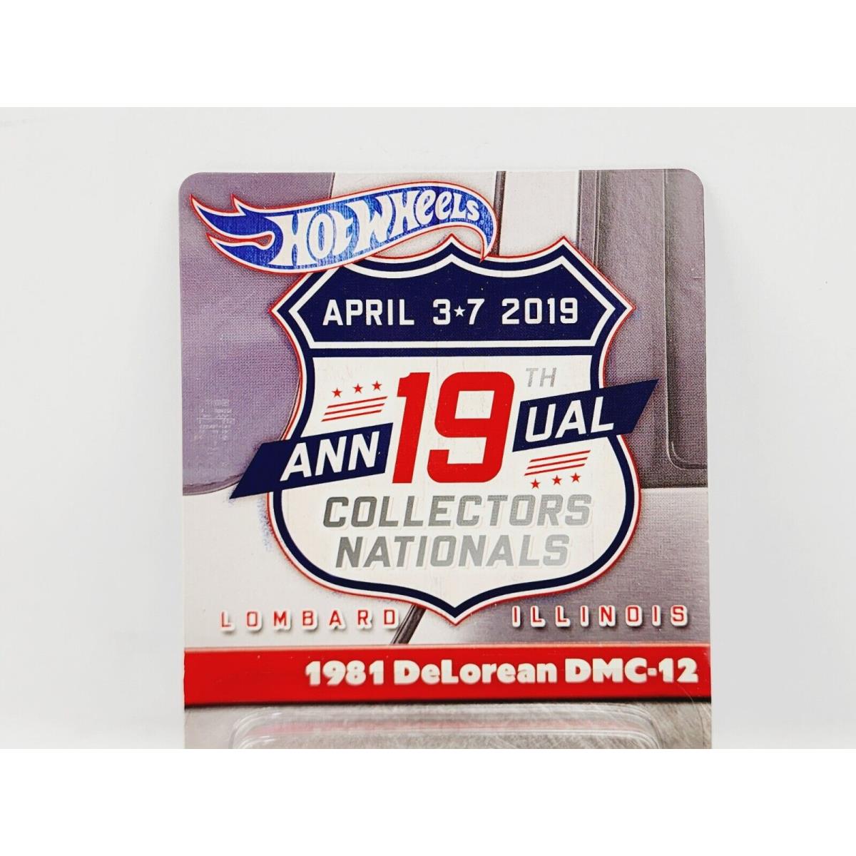 Hot Wheels 19TH Nationals 1981 Delorean DMC-12 2860 Very Nice JT23