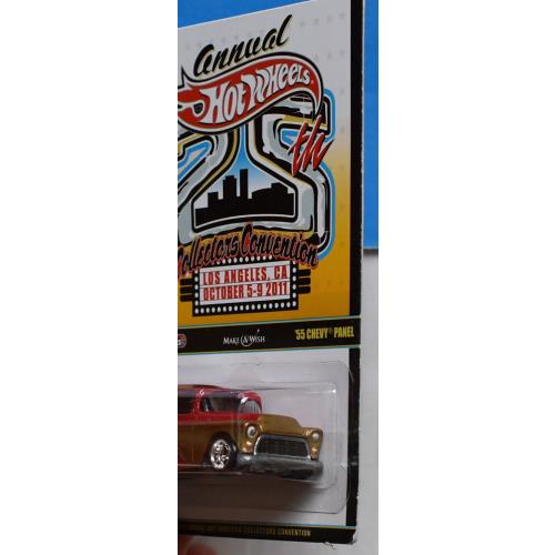 Hot Wheels 2011 25th Annual Collectors Convention `55 Chevy Panel W+