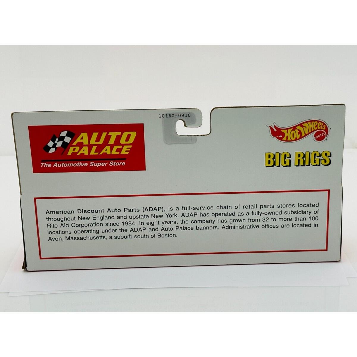 Hot Wheels Big Rigs Auto Palace Limited Edition in Blister