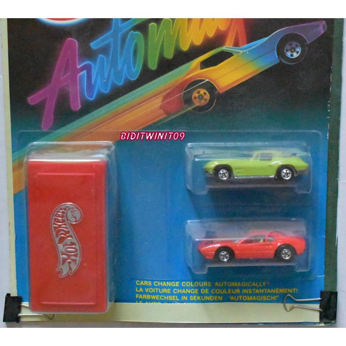 Hot Wheels Automagic Ferrari 308 Corvette W+