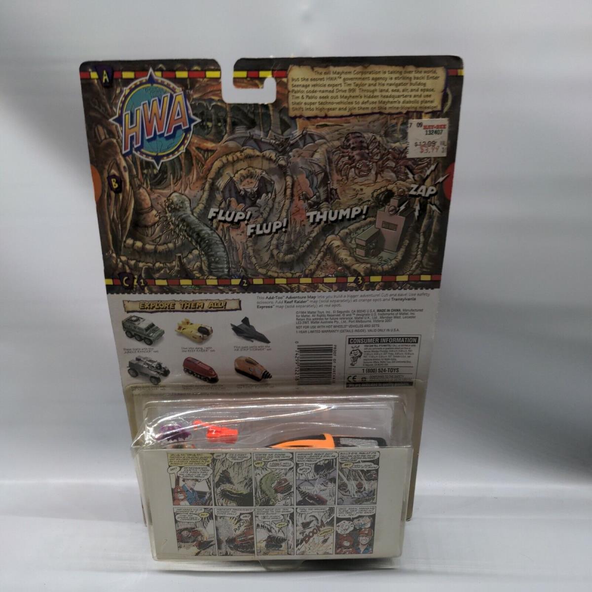 Hot Wheels Adventures Tunnel Runner Hwa Tim Pablo 1994