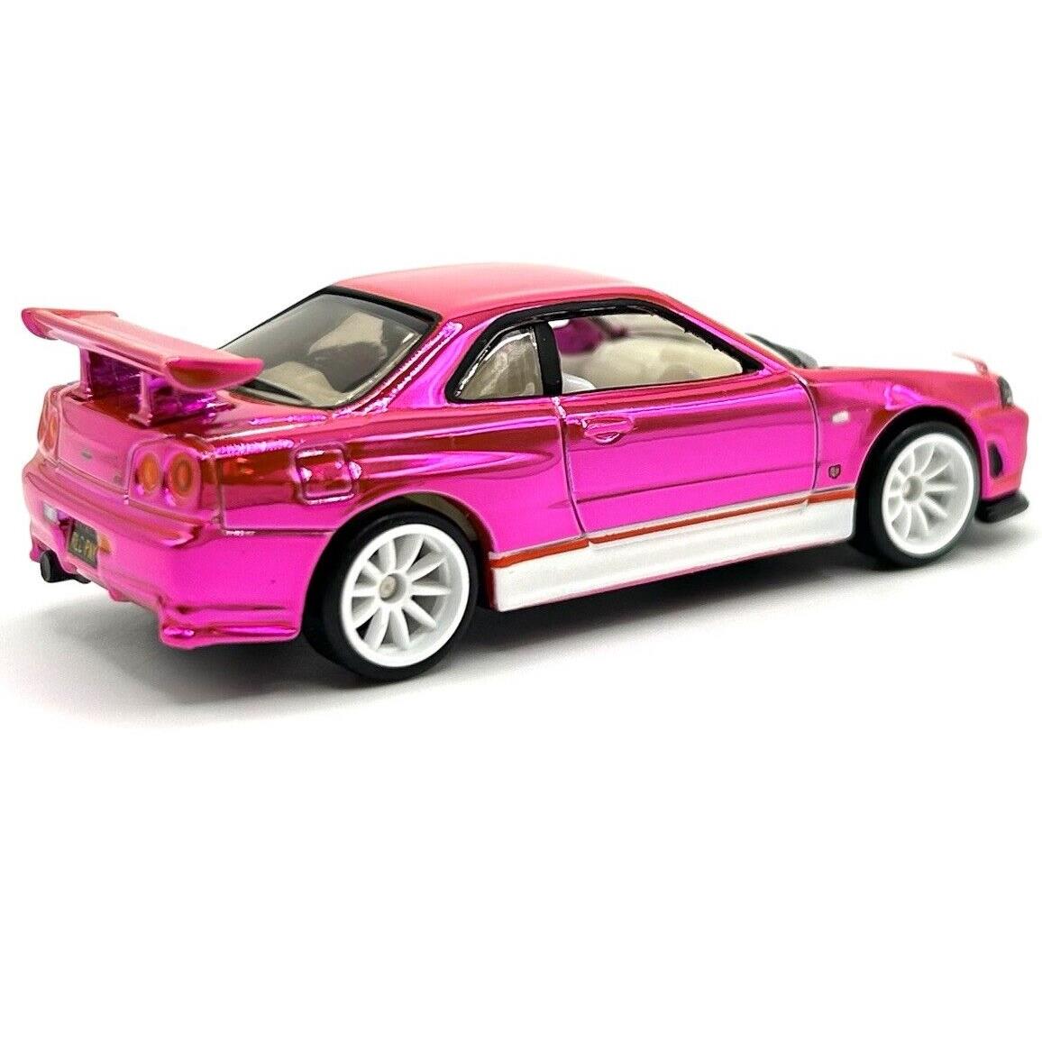 Hot Wheels Collectors Rlc Nissan Skyline Gt-r BNR34 Pink Loose