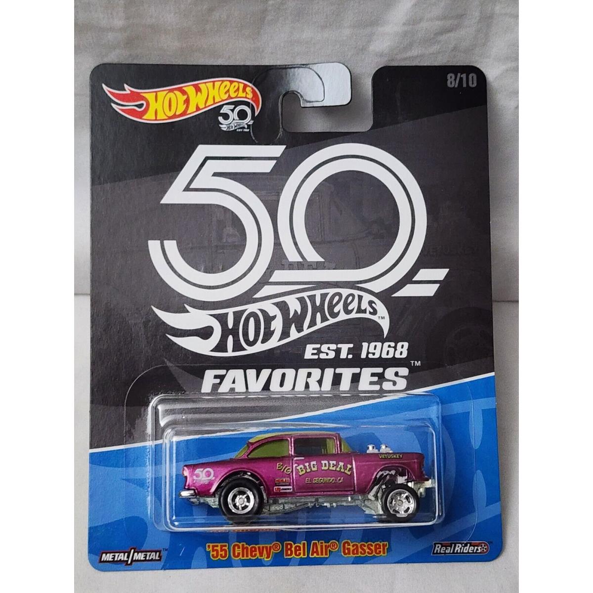 2018 Hot Wheels Premium - 50th Anniversary Favorites Set Of 5 / A11