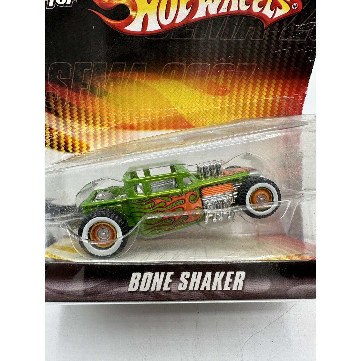 2007 Hot Wheels 1:50 Sema 2007 Fueling The Passion Bone Shaker Green