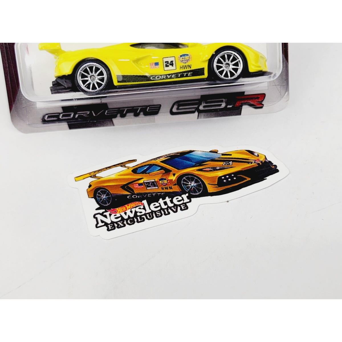 Hot Wheels 24TH Nationals Sletter Corvette C8.R Very Nice JT234