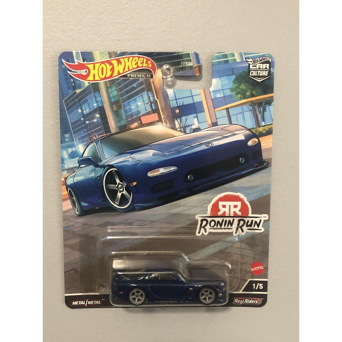 Hot Wheels Premium 2022 Car Culture P Case Ronin Run Set of 5