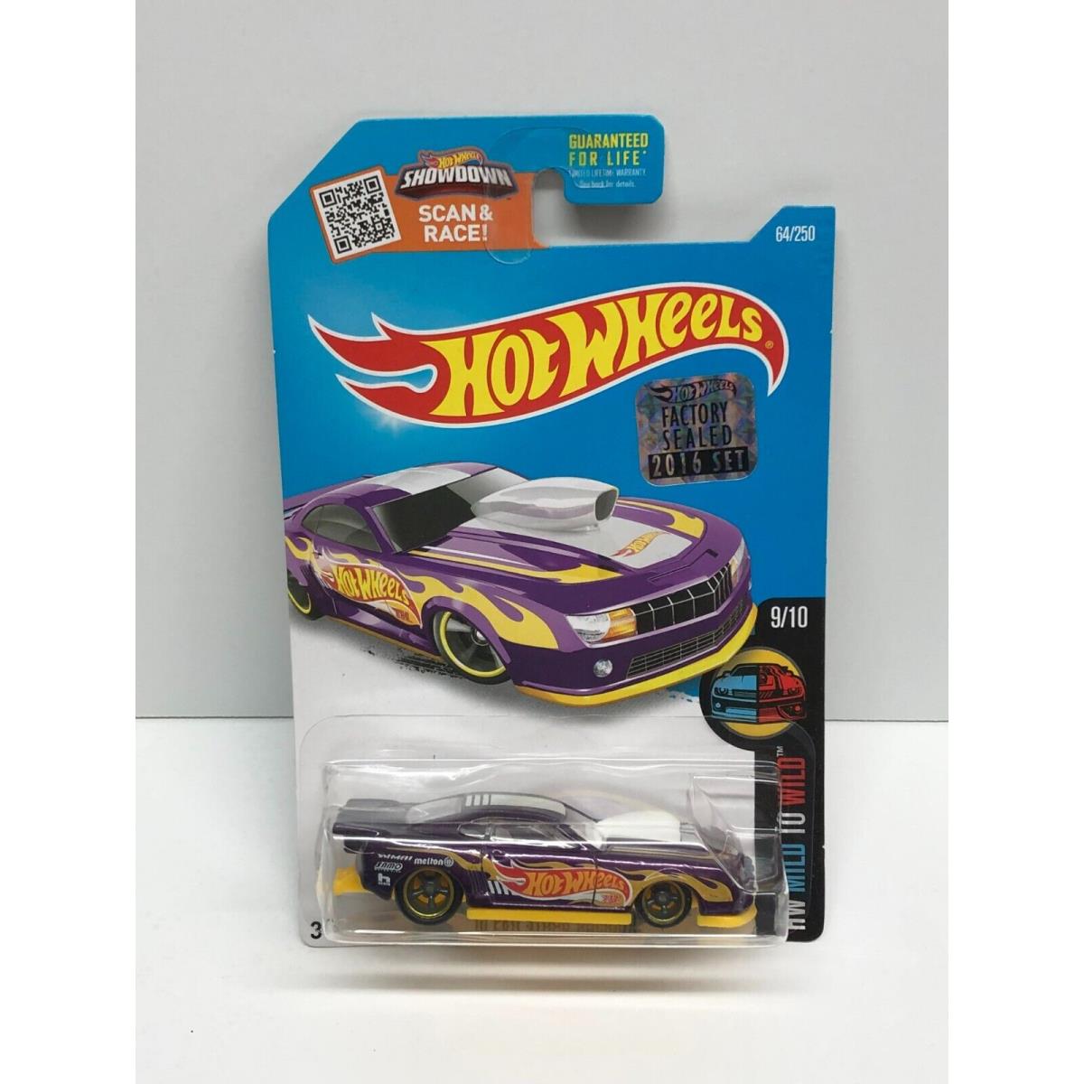 Hot Wheels Super Treasure Hunt `10 Pro Stock Camaro From 2016 Set