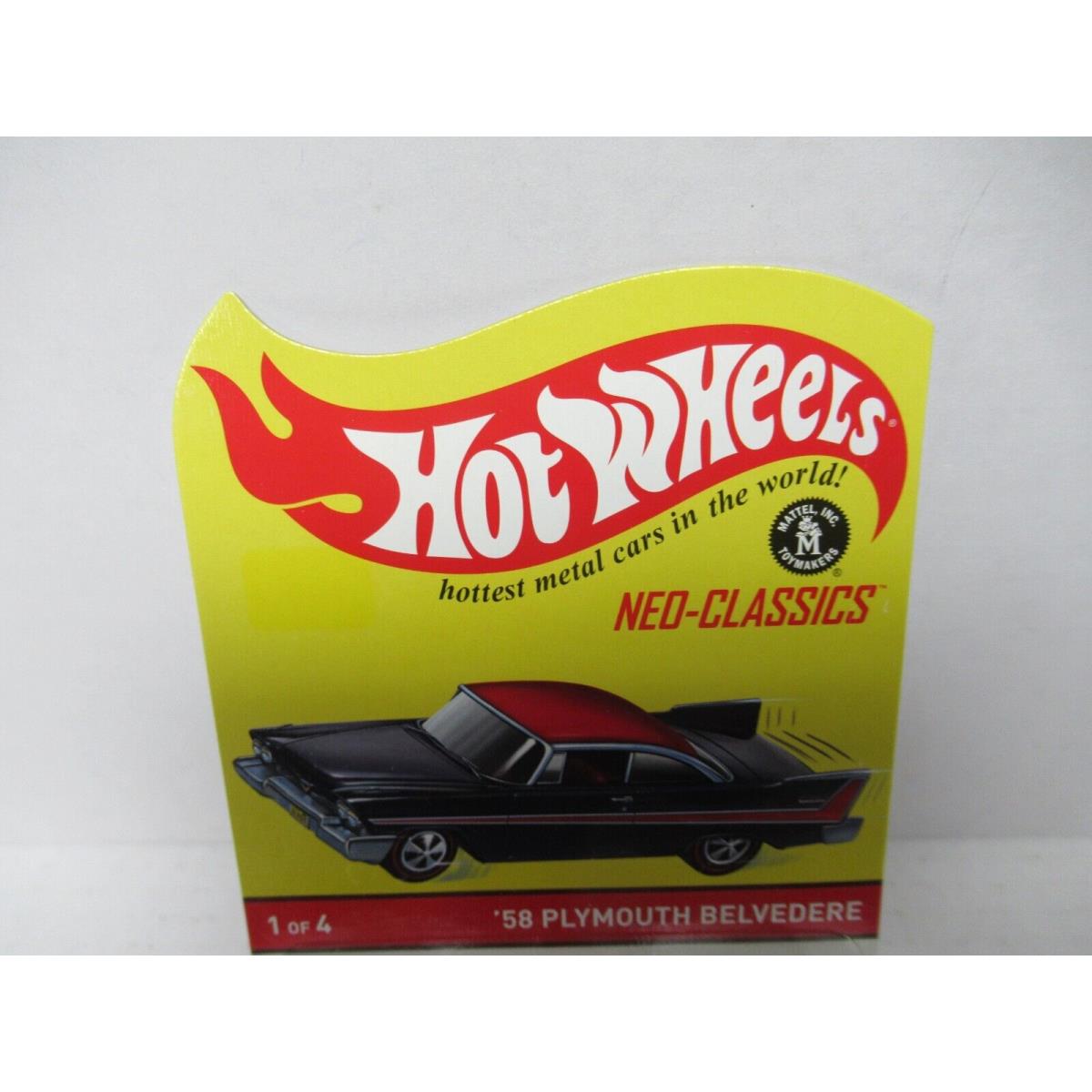 2014 Hot Wheels Neo Classics `58 Plymouth Belvedere 128/3000 with Protector