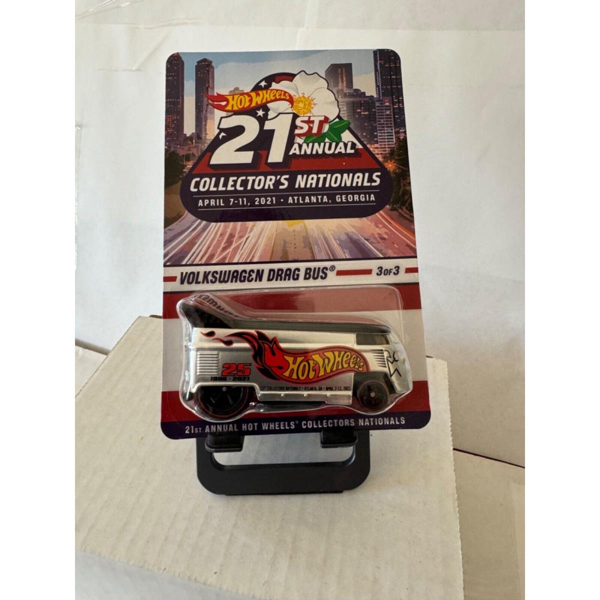 2021 Hot Wheels 21st Annual Collector`s Nationals Volkswagen Drag Bus B4