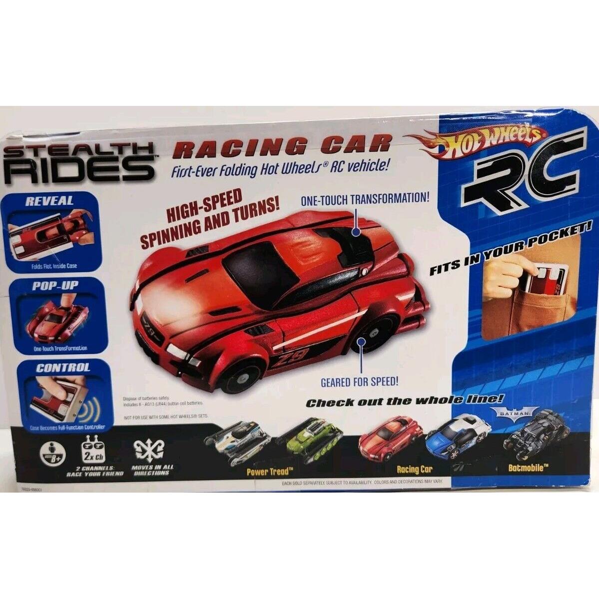 Hot Wheels RC Stealth Rides Z9 Racing Car Red