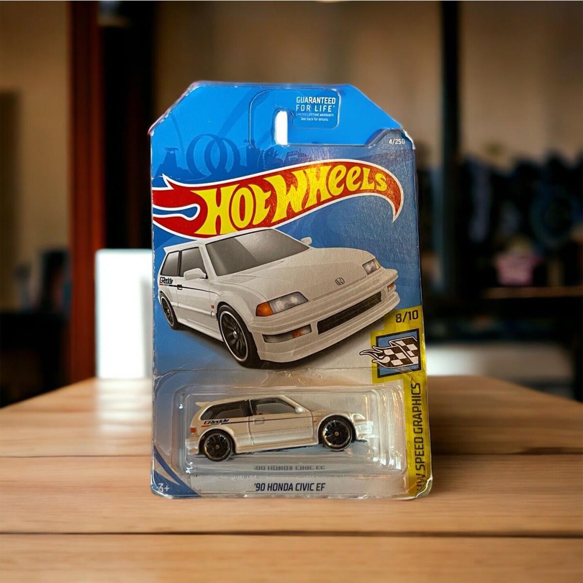 Hot Wheels HW Speed Graphics 8/10 `90 Honda Civic EF 4/250 White