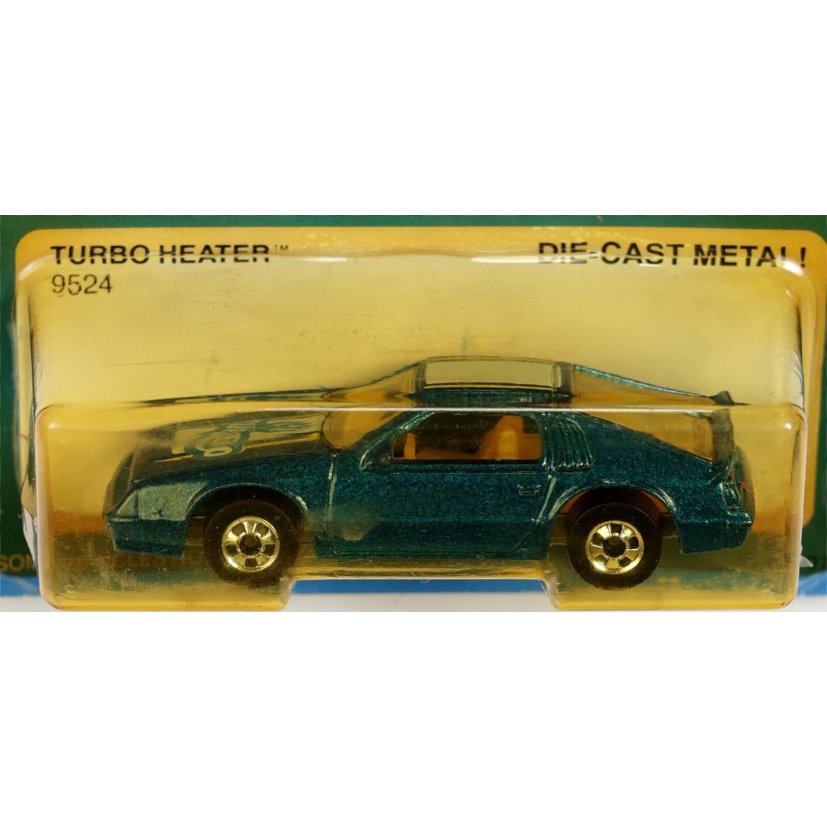 Hot Wheels Vintage Turbo Heater Moving Parts Series 9524 Nrfp 1982 Blue BW 1:64