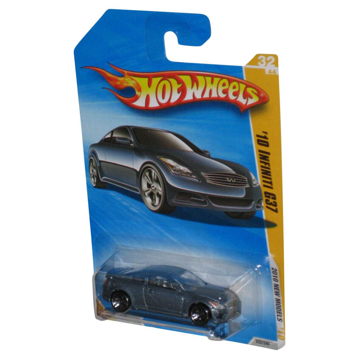 Hot Wheels 2010 Models 32/44 Blue `10 Infiniti G37 Toy Car 032/240