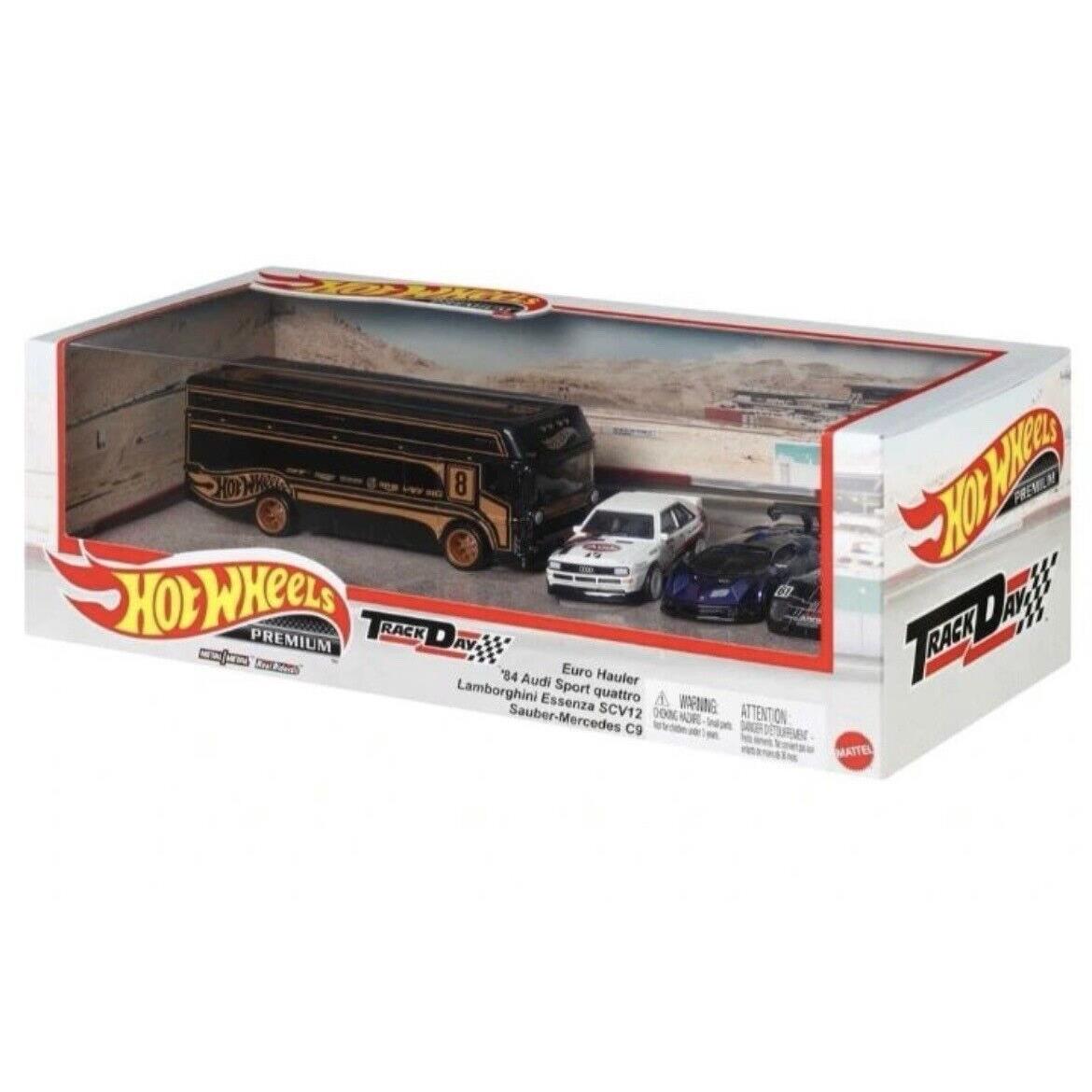 Hot Wheels Premium Track Day Diorama Collectors Box Set - Black