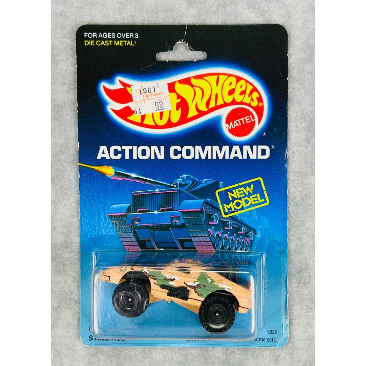 Hot Wheels Sting Rod Action Command Series 5025 H23