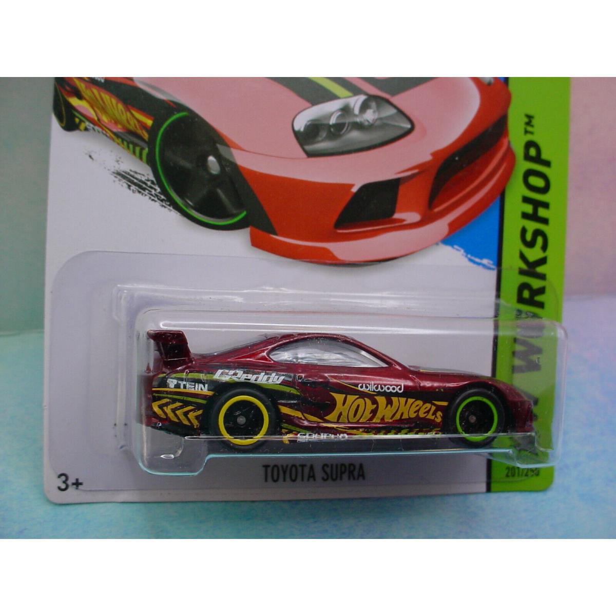 Vhtf 2015 Hot Wheels Super Treasure Hunt Toyota Supra Red Factory Protector