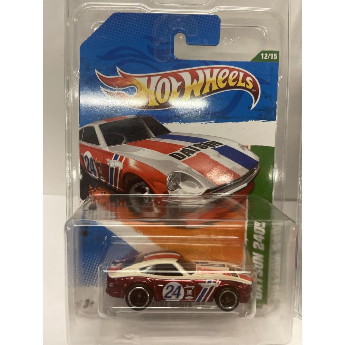 Hot Wheels 2011 Super Treasure Hunt Datsun 240Z Regular Treasure 2pc Lot