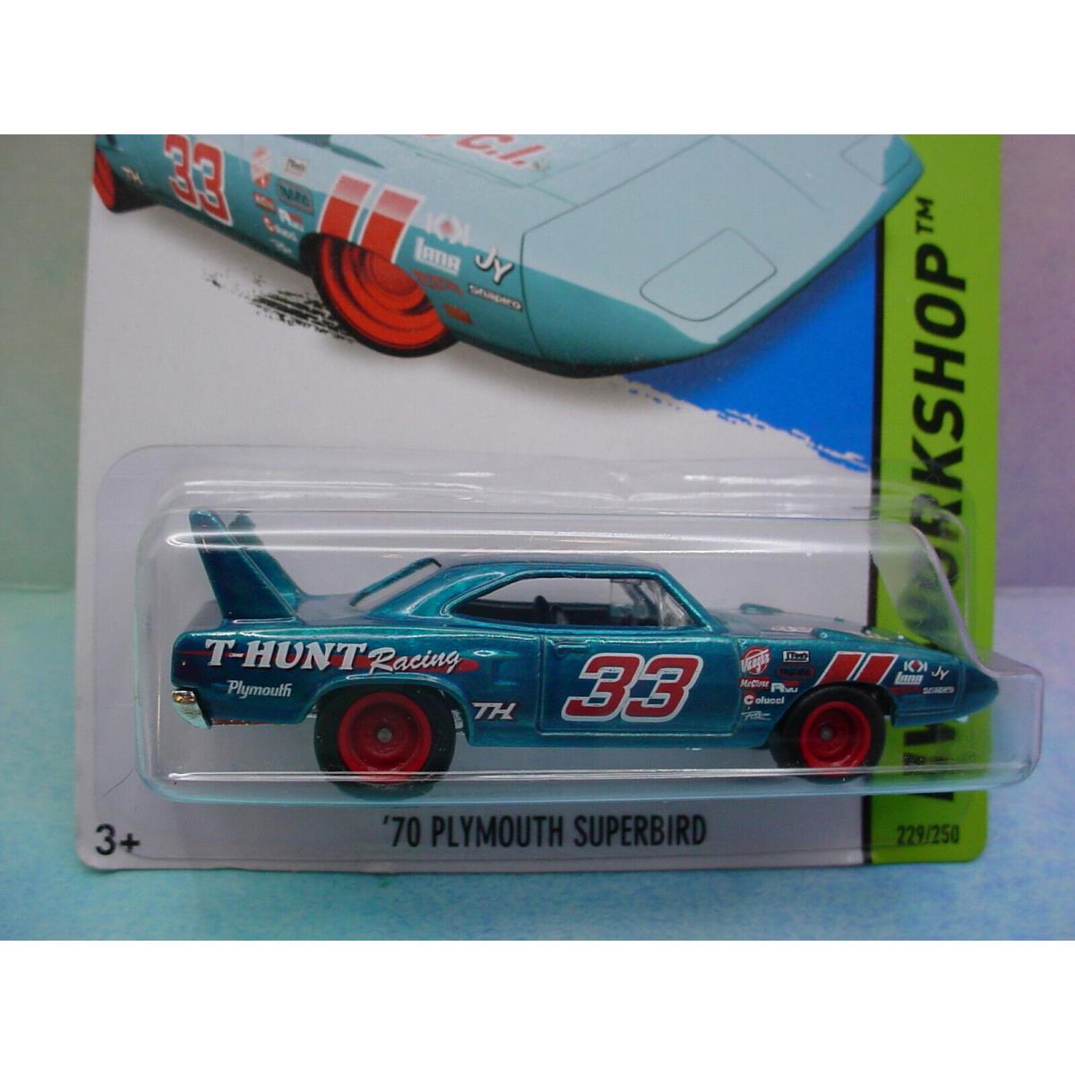 2015 Hot Wheels Super Treasure Hunt `70 Plymouth Superbird Teal Protecto Factory