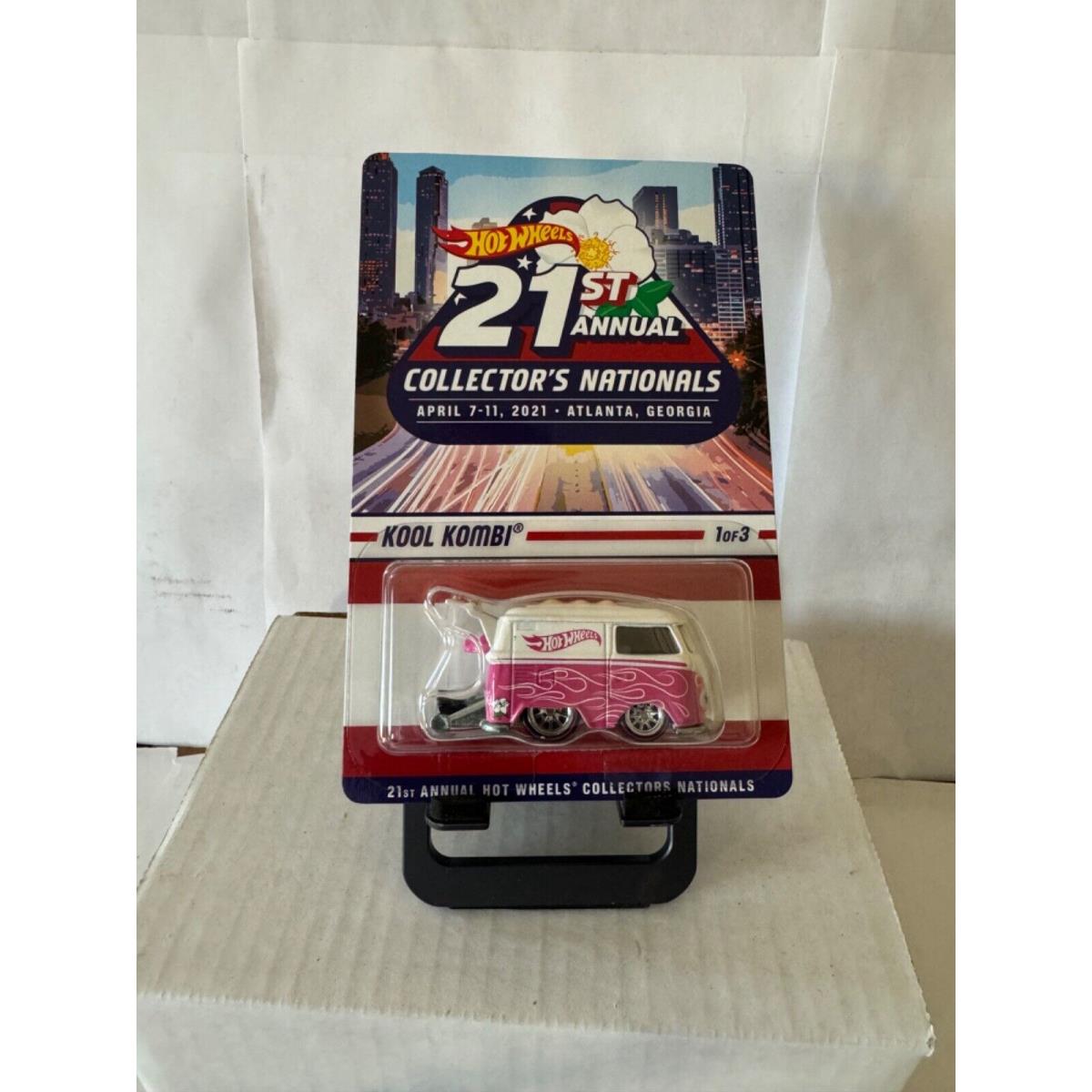 Hot Wheels 21st Annual Collectors Nationals Kool Kombi Pink 1 Of 3 B7