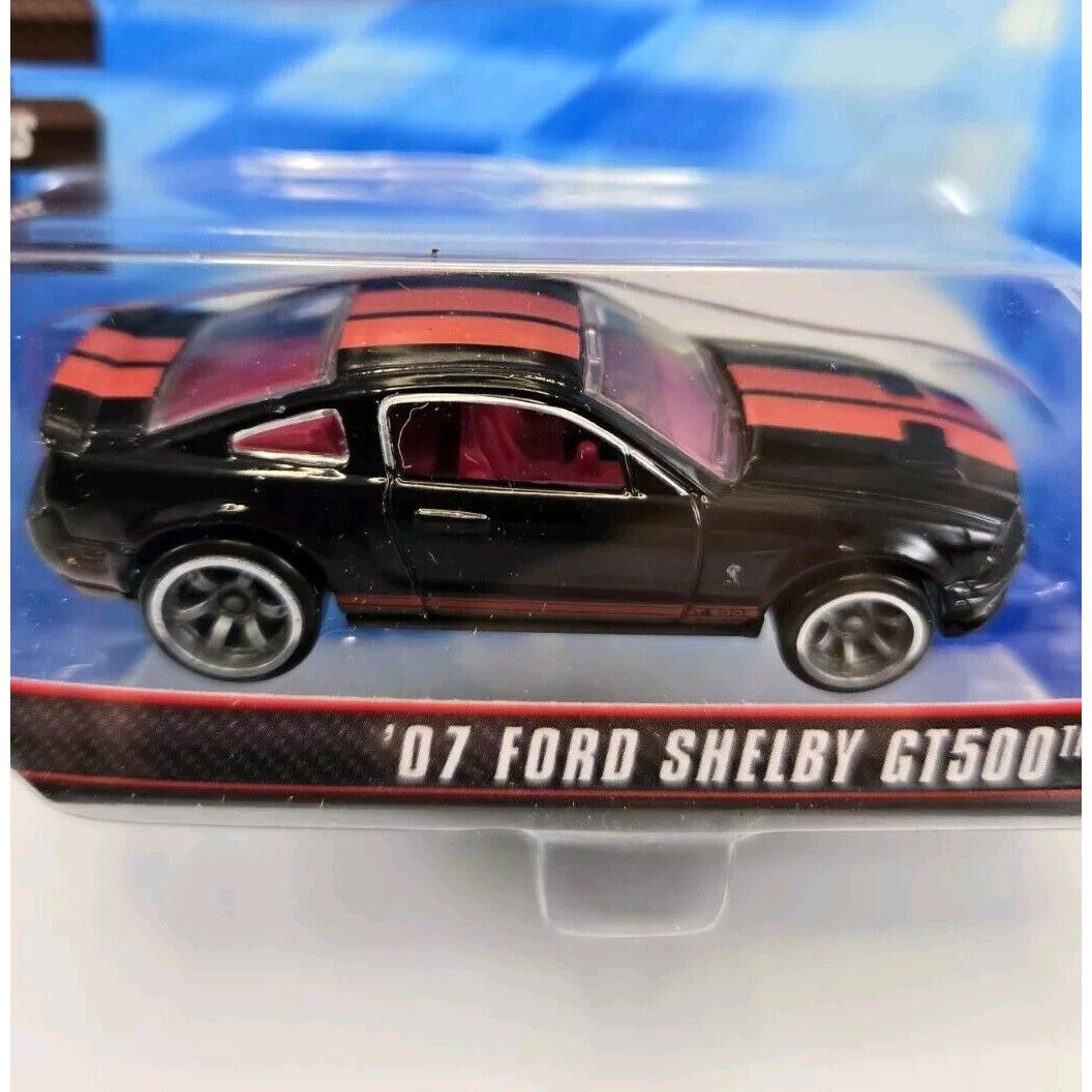 2009 Hot Wheels Speed Machines 2007 07 Ford Shelby GT500 Black 1/64