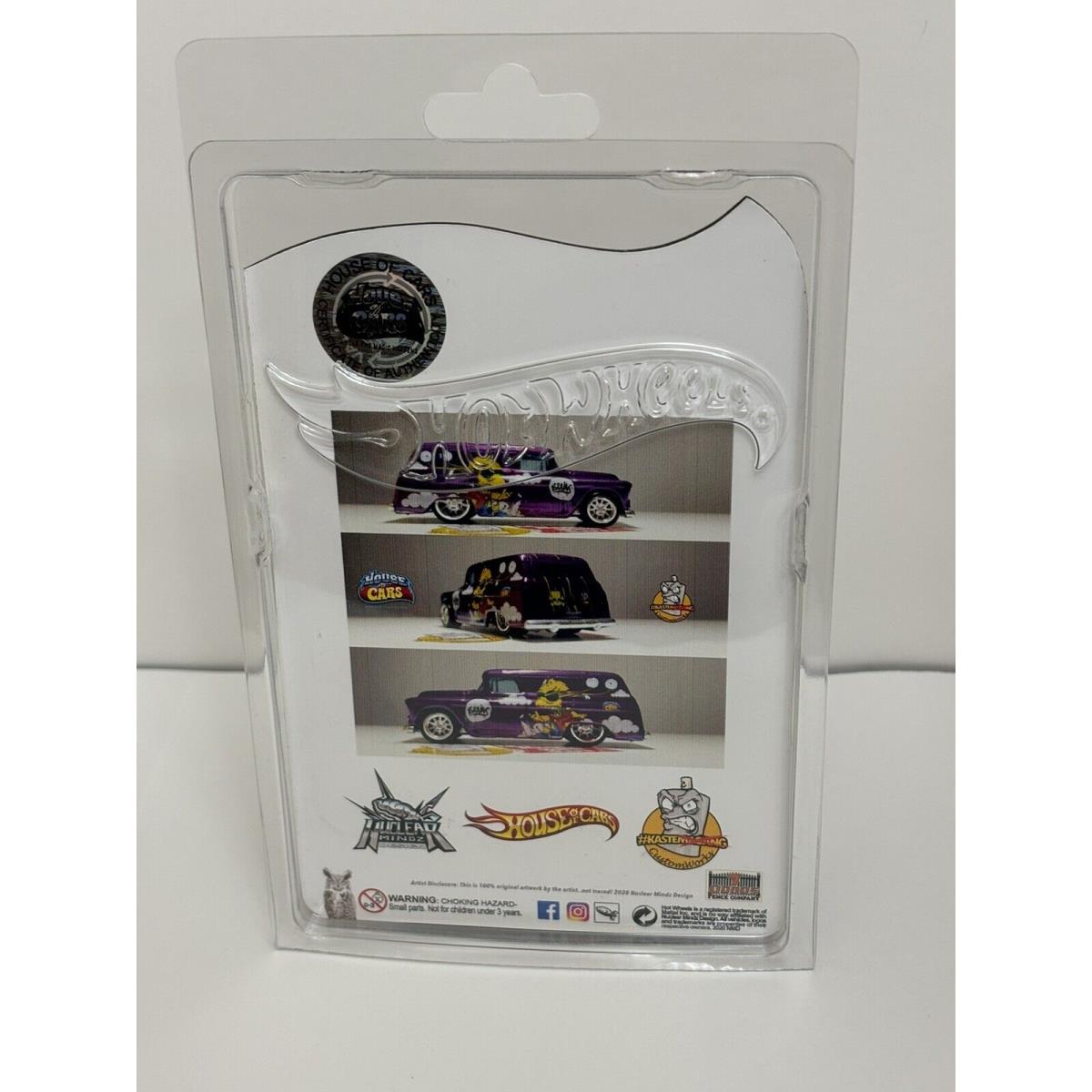 House Of Cars Hot Wheels 55 Chevy Panel Wagon Zombie Simpson 16 Of 20 Purple