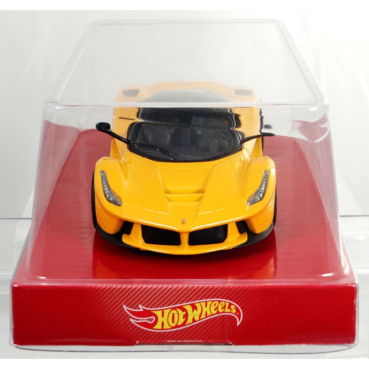 Hot Wheels La Ferrari BLY63 Never Removed From Display Box 2014 Yellow 1:24