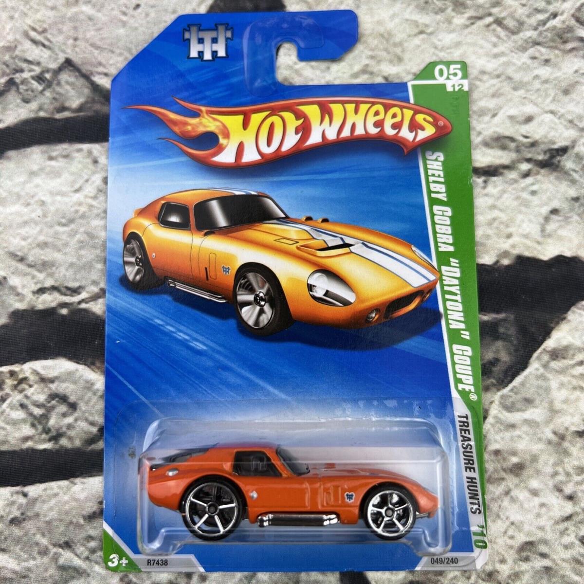 Hot Wheels 2010 Super Regular Treasure Hunts Shelby Cobra Daytona Coupe TH